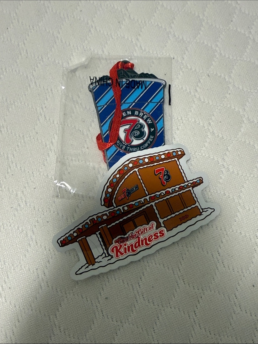7 Brew Exclusive 2025 Holiday Sticker & Ornament